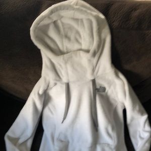 White north face hoodie size small